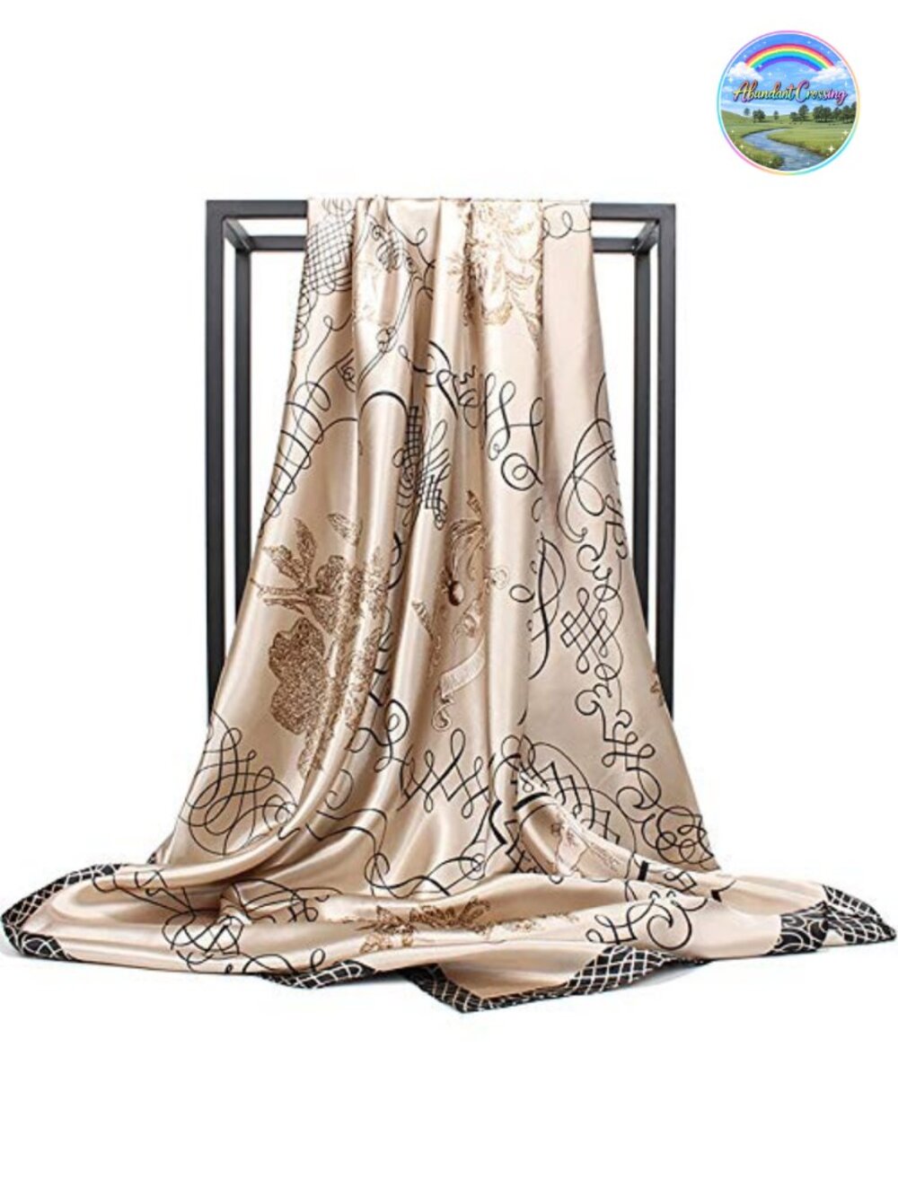 100% Mulberry Silk Scarf 35" Square Hair Wrap Neck Scarf Gift Packed